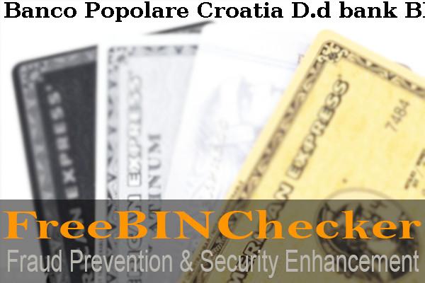 Banco Popolare Croatia D.d BIN List