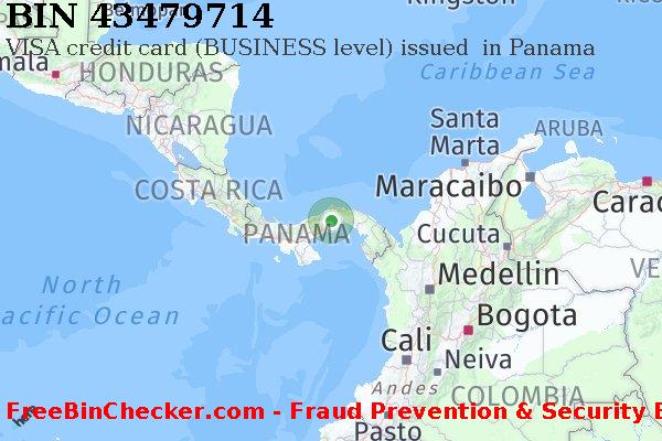 43479714 VISA credit Panama PA BIN List