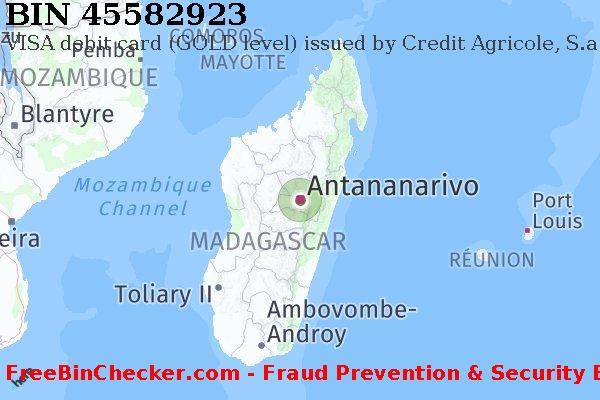 45582923 VISA debit Madagascar MG BIN List
