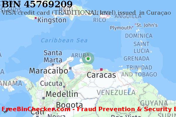 45769209 VISA credit Curaçao CW BIN List