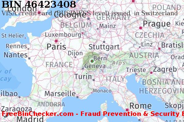 46423408 VISA credit Switzerland CH BIN List