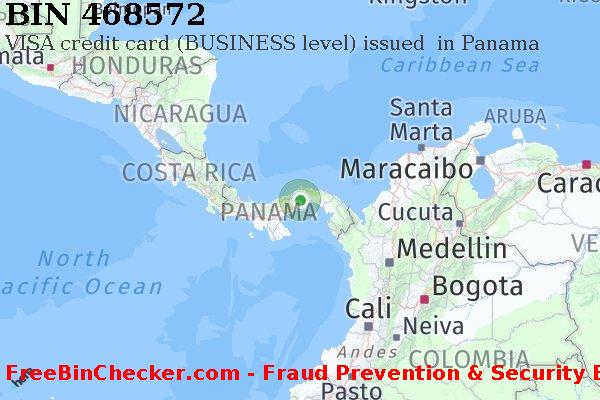 468572 VISA credit Panama PA BIN List