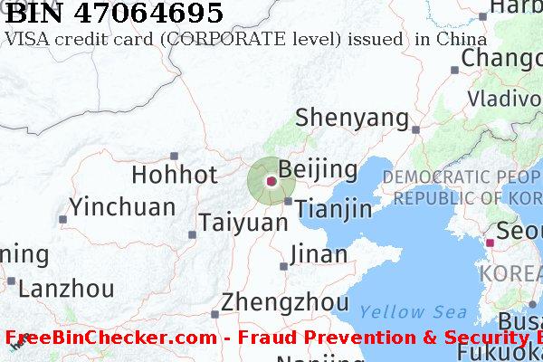 47064695 VISA credit China CN BIN List