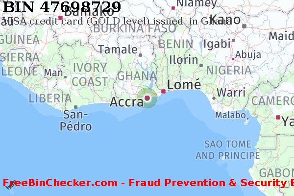 47698729 VISA credit Ghana GH BIN List