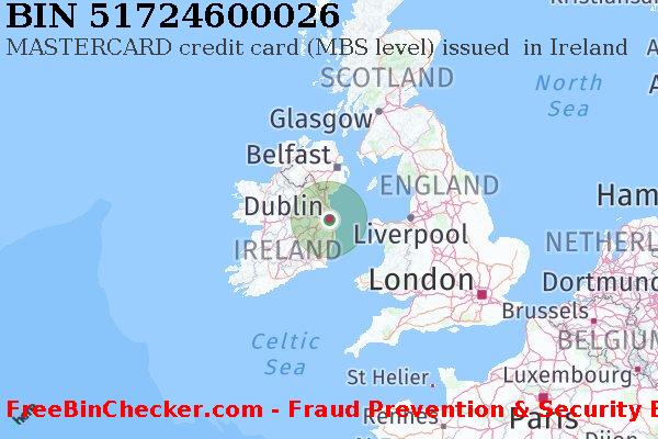51724600026 MASTERCARD credit Ireland IE BIN List