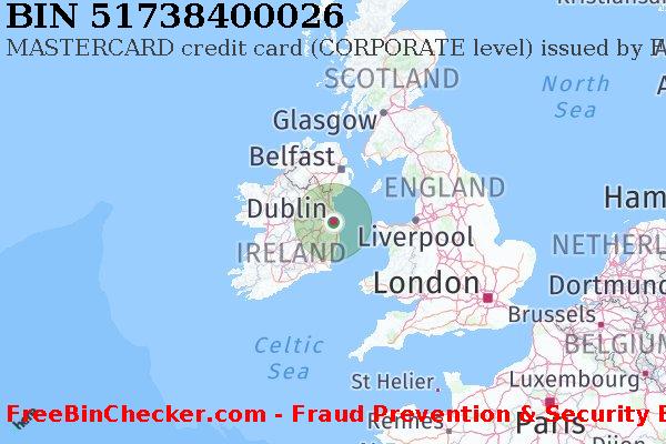 51738400026 MASTERCARD credit Ireland IE BIN List