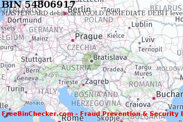 54806917 MASTERCARD debit Slovakia (Slovak Republic) SK BIN List