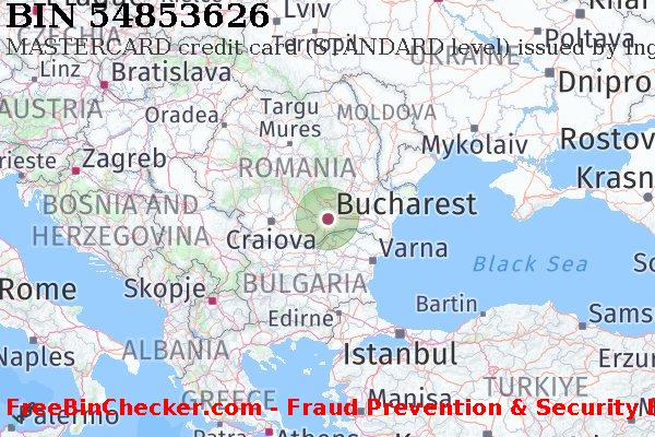 54853626 MASTERCARD credit Romania RO BIN List