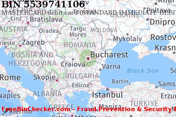 5539741106 MASTERCARD debit Romania RO BIN List