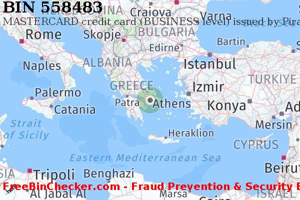 558483 MASTERCARD credit Greece GR BIN List
