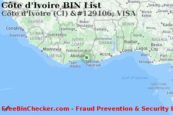 Côte d'Ivoire C%C3%B4te+d%27Ivoire+%28CI%29+%26%23129106%3B+VISA BIN List