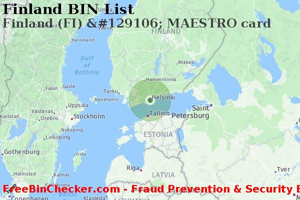 Finland Finland+%28FI%29+%26%23129106%3B+MAESTRO+card BIN List