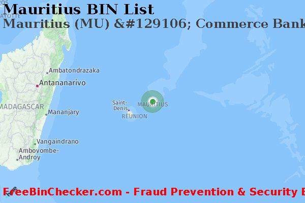 Mauritius Mauritius+%28MU%29+%26%23129106%3B+Commerce+Bank%2C+N.a. BIN List
