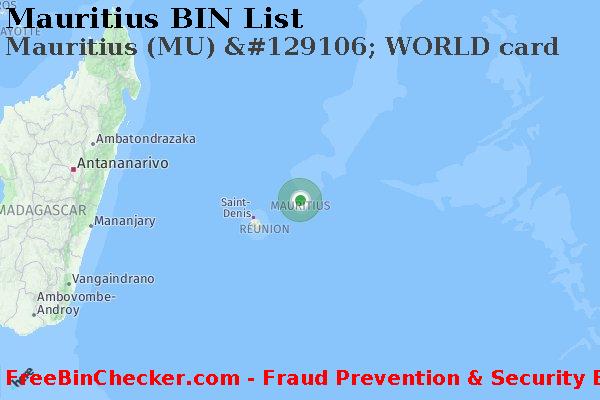 Mauritius Mauritius+%28MU%29+%26%23129106%3B+WORLD+card BIN List
