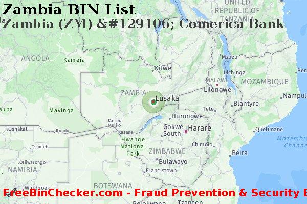 Zambia Zambia+%28ZM%29+%26%23129106%3B+Comerica+Bank BIN List