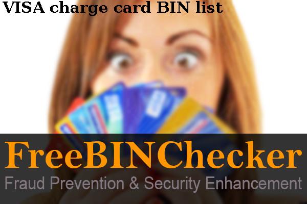 VISA charge BIN列表