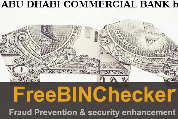 Abu Dhabi Commercial Bank Lista de BIN