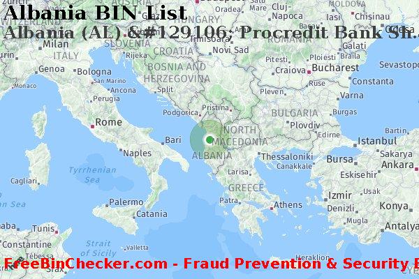 Albania Albania+%28AL%29+%26%23129106%3B+Procredit+Bank+Sh.a. BIN List