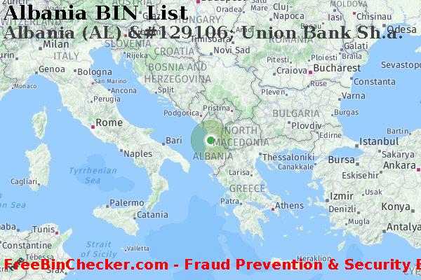 Albania Albania+%28AL%29+%26%23129106%3B+Union+Bank+Sh.a. BIN List