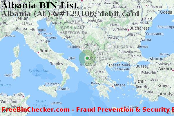 Albania Albania+%28AL%29+%26%23129106%3B+debit+card BIN List
