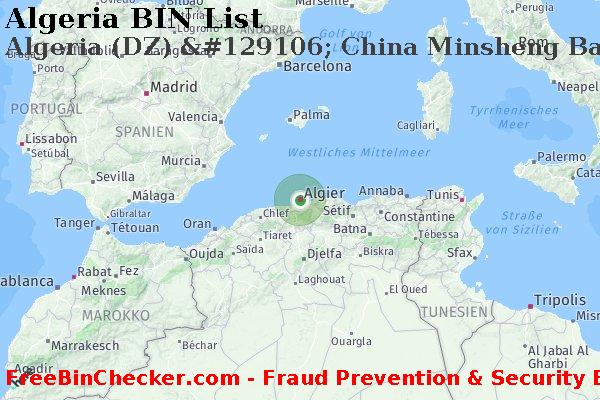 Algeria Algeria+%28DZ%29+%26%23129106%3B+China+Minsheng+Banking+Corp.%2C+Ltd. BIN-Liste