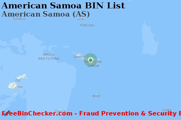 American Samoa American+Samoa+%28AS%29 BIN List