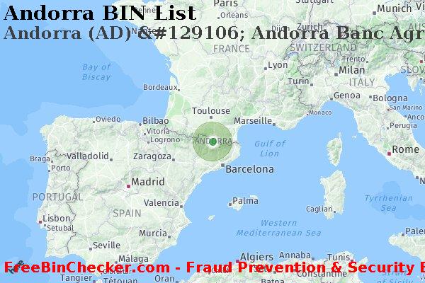 Andorra Andorra+%28AD%29+%26%23129106%3B+Andorra+Banc+Agricol+Reig%2C+S.a. BINリスト