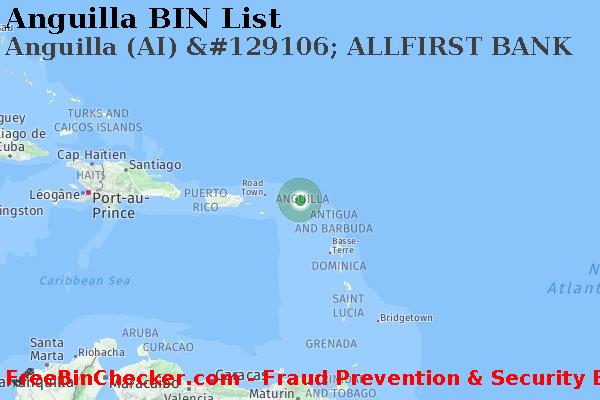 Anguilla Anguilla+%28AI%29+%26%23129106%3B+ALLFIRST+BANK BIN List