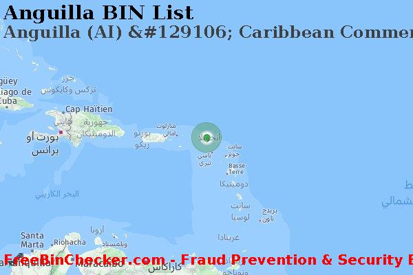 Anguilla Anguilla+%28AI%29+%26%23129106%3B+Caribbean+Commercial+Bank+%28anguilla%29%2C+Ltd. قائمة BIN