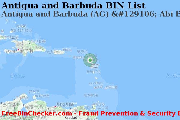 Antigua and Barbuda Antigua+and+Barbuda+%28AG%29+%26%23129106%3B+Abi+Bank%2C+Ltd. BIN列表