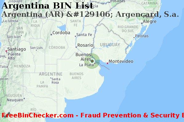 Argentina Argentina+%28AR%29+%26%23129106%3B+Argencard%2C+S.a. BIN Liste 