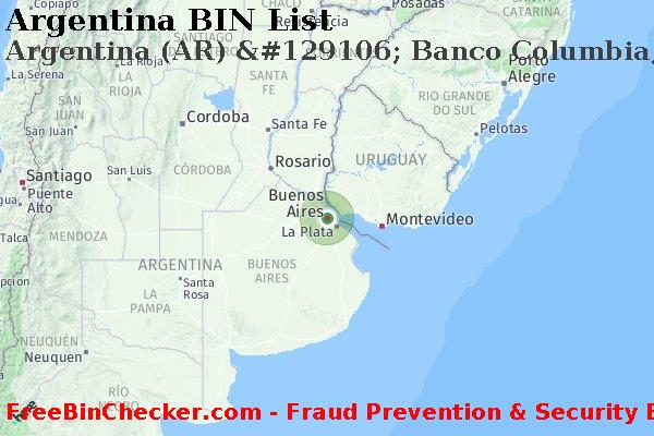 Argentina Argentina+%28AR%29+%26%23129106%3B+Banco+Columbia%2C+S.a. BIN List