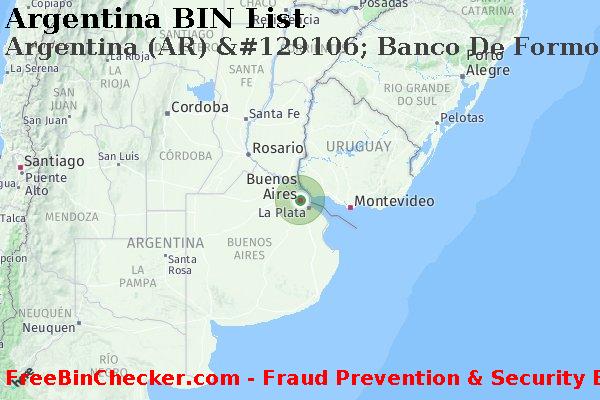 Argentina Argentina+%28AR%29+%26%23129106%3B+Banco+De+Formosa%2C+S.a. BIN List