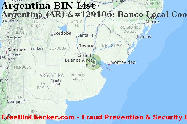 Argentina Argentina+%28AR%29+%26%23129106%3B+Banco+Local+Cooperativo+Ltdo. Lista BIN