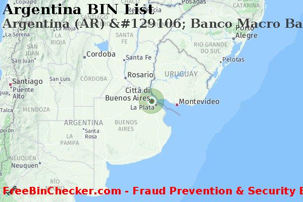 Argentina Argentina+%28AR%29+%26%23129106%3B+Banco+Macro+Bansud%2C+S.a. Lista BIN