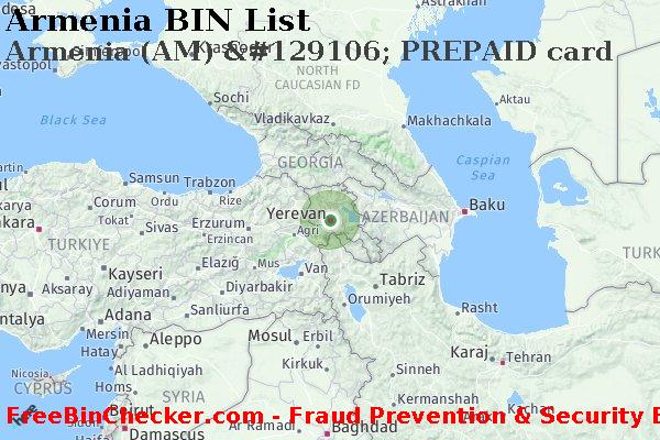 Armenia Armenia+%28AM%29+%26%23129106%3B+PREPAID+card BIN List