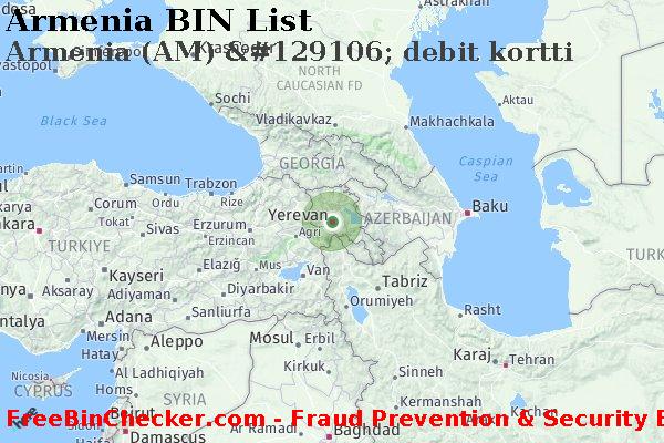 Armenia Armenia+%28AM%29+%26%23129106%3B+debit+kortti BIN List
