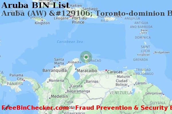 Aruba Aruba+%28AW%29+%26%23129106%3B+Toronto-dominion+Bank BIN List