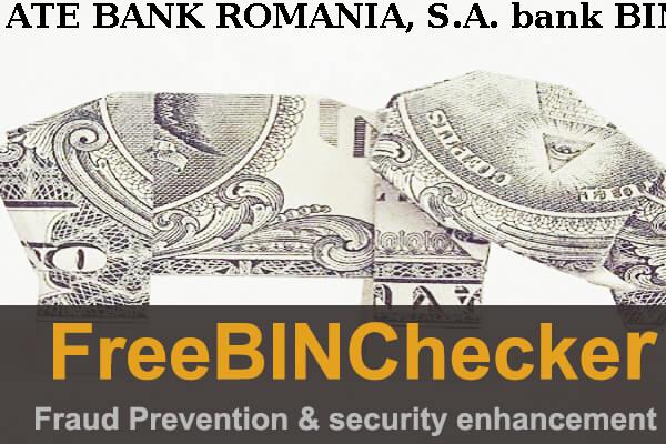 ATE BANK ROMANIA, S.A. Lista de BIN
