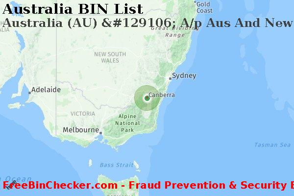 Australia Australia+%28AU%29+%26%23129106%3B+A%2Fp+Aus+And+New+Zealand+Banking+Group%2C+Ltd. BIN List