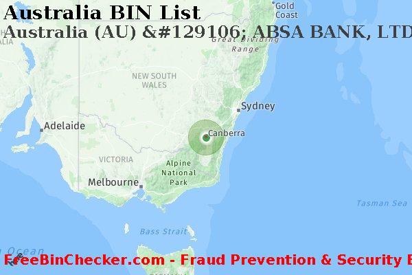 Australia Australia+%28AU%29+%26%23129106%3B+ABSA+BANK%2C+LTD. BIN List