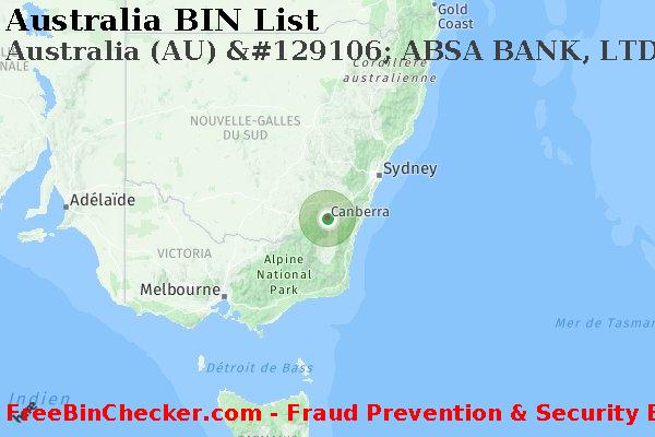 Australia Australia+%28AU%29+%26%23129106%3B+ABSA+BANK%2C+LTD. BIN Liste 