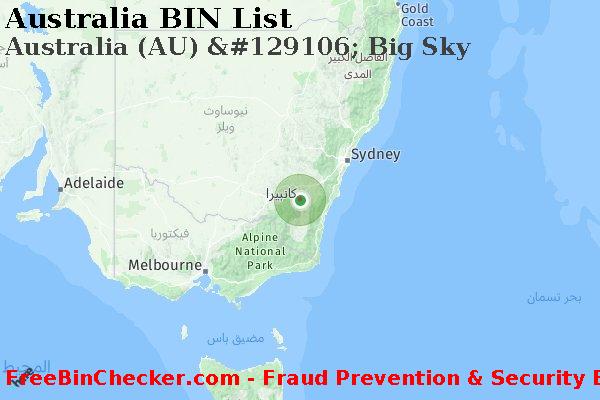 Australia Australia+%28AU%29+%26%23129106%3B+Big+Sky قائمة BIN