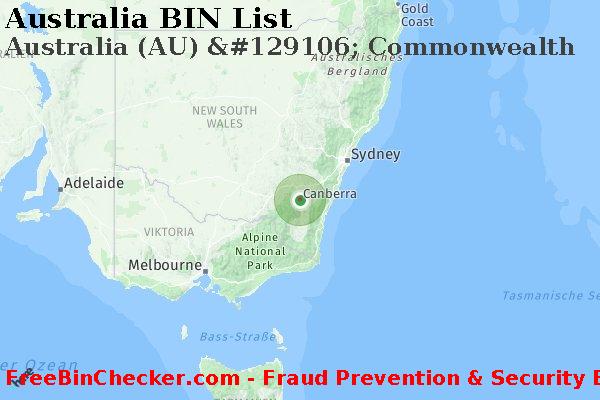 Australia Australia+%28AU%29+%26%23129106%3B+Commonwealth BIN-Liste