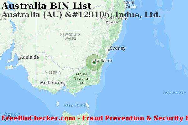 Australia Australia+%28AU%29+%26%23129106%3B+Indue%2C+Ltd. BIN List