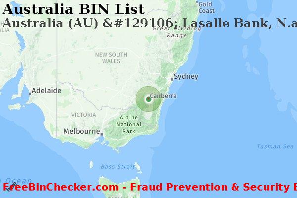 Australia Australia+%28AU%29+%26%23129106%3B+Lasalle+Bank%2C+N.a. BIN Danh sách