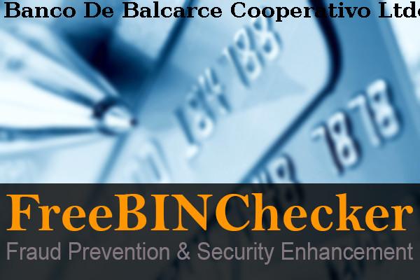 Banco De Balcarce Cooperativo Ltdo. BIN 목록