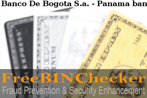 Banco De Bogota S.a. - Panama বিন তালিকা