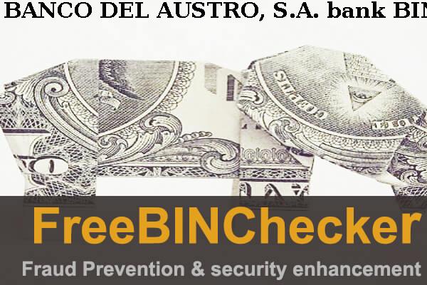 Banco Del Austro, S.a. Lista de BIN