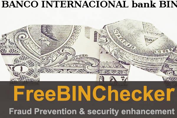 Banco Internacional Список БИН